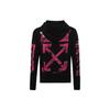 Off-White Stencil Arrow Hooded Sweatshirt Black Men Tops OMBB034R190030151028