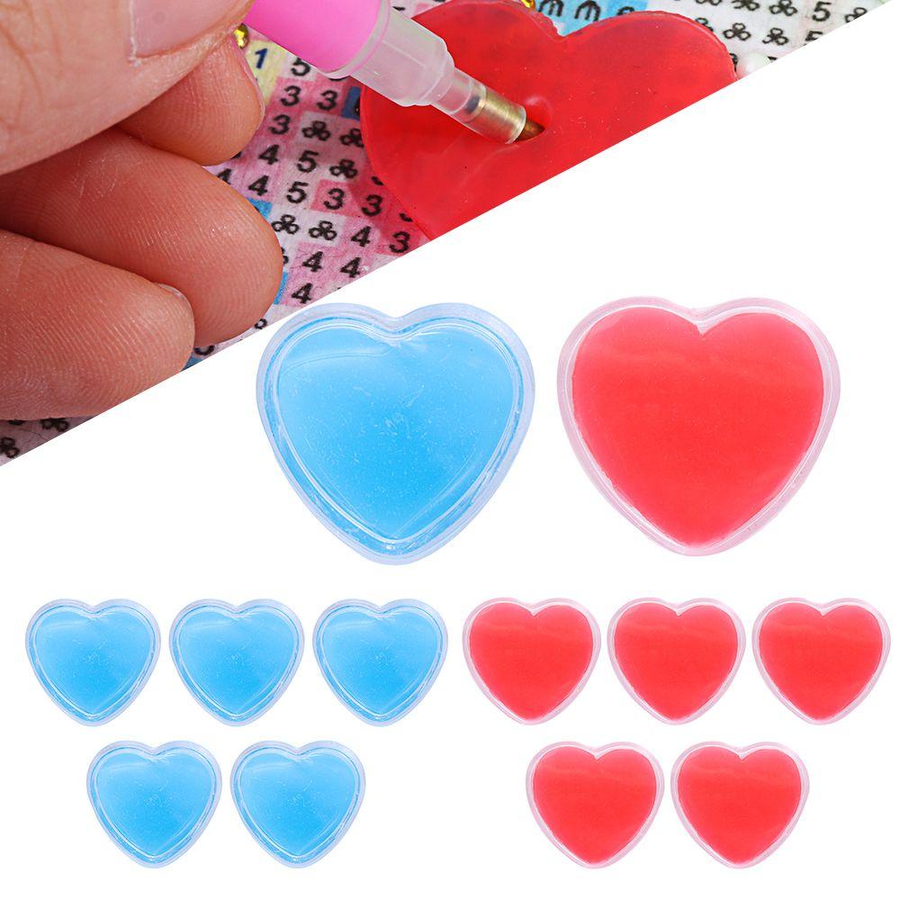 Sticking Nail Art Tools Heart-shaped Drilling Mud Diamond Painting Glue Diamond Painting Glue Clay