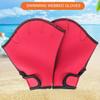 1 Pair Swimming Webbed Gloves Water Resistance Training Men Women Beginner Aquatic Fitness