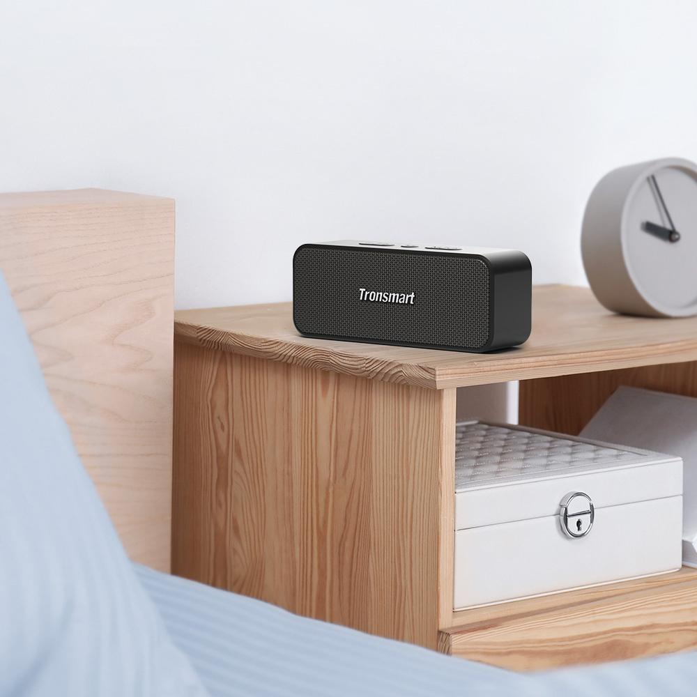 Tronsmart Element T2 Plus 20W Bluetooth Speaker, Wireless Black, Enhanced Bluetooth 5.3 Sound