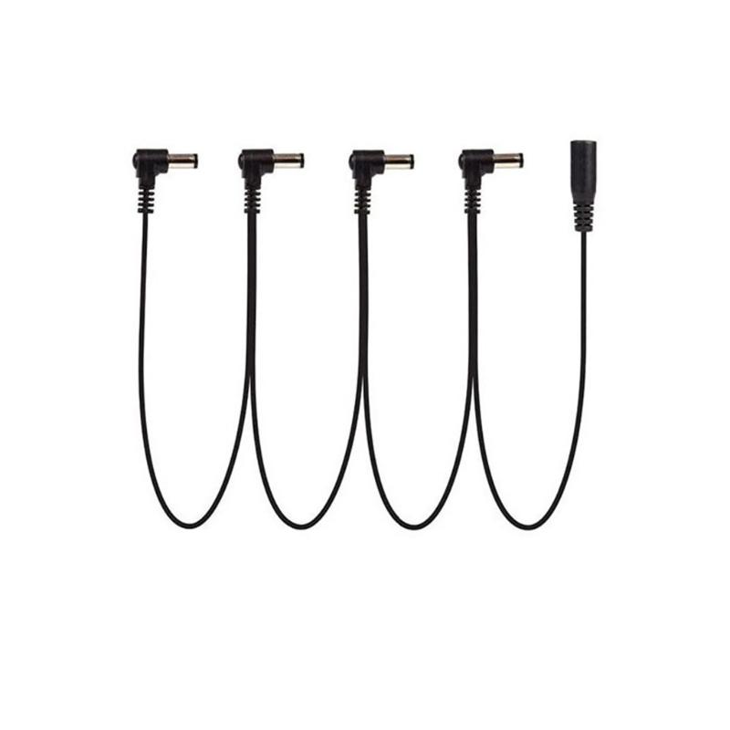 Guitar Pedal Board Daisy Chain Power Supply Cable, 3/4/5/6/8 Way Guitar Power Supply Cord Power Cable Chain for Guitar