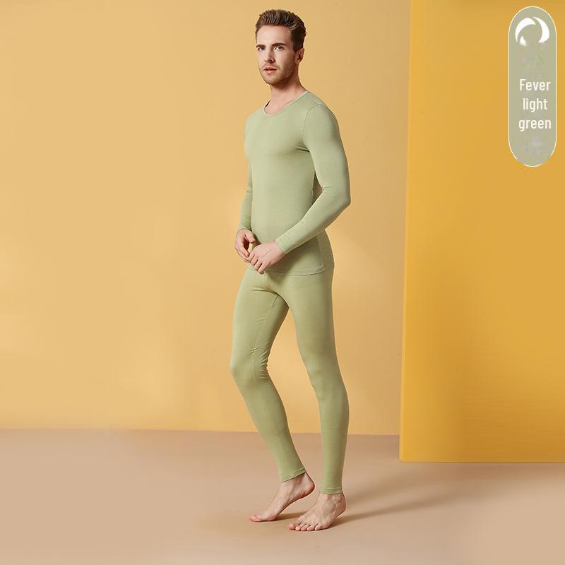 Aoweizi Мужской немецкий флисовый термобелье - тонкий осенне-зимний согревающий базовый слой