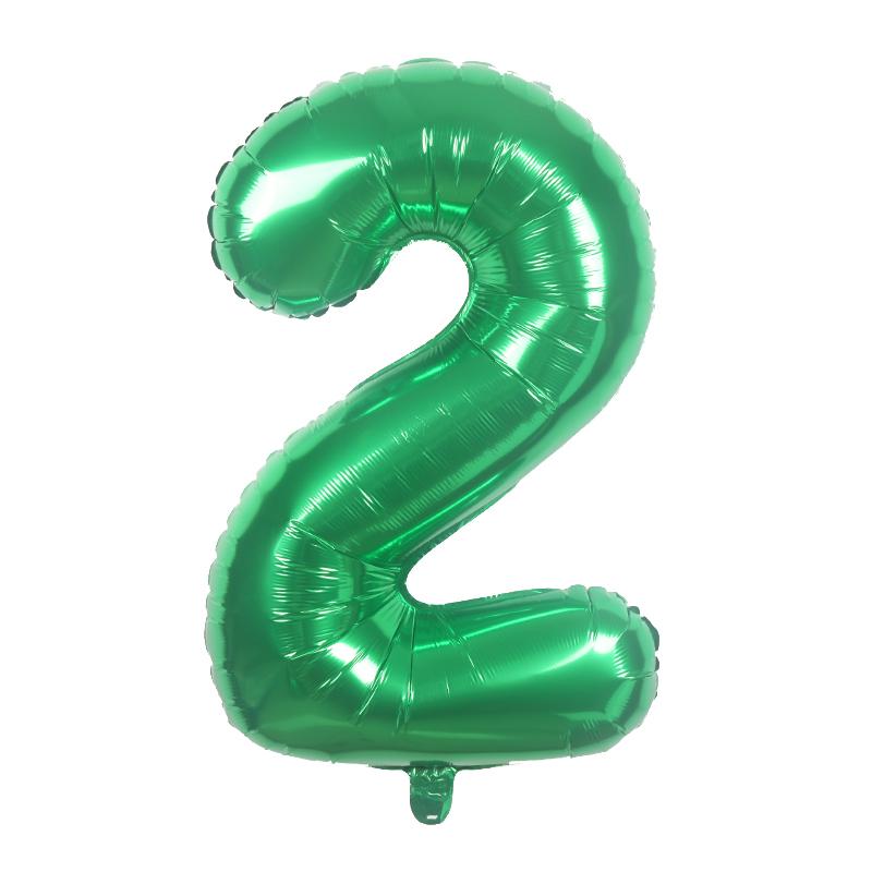 32-дюймовые зеленые большие воздушные шары с цифрами 0 1 2 3 4 5 6 7 8 9 для детей, день рождения, годовщина свадьбы, фигурные воздушные шары, подарок