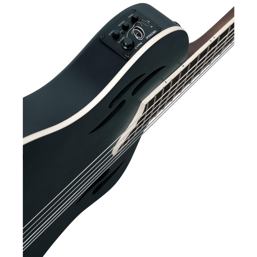 ORTEGA Classical Guitar TourPlayer Series Spruce Top Electric Satin Black Cable RTPSTD-SBK [Gig Bag/USB-C Included] [ ]