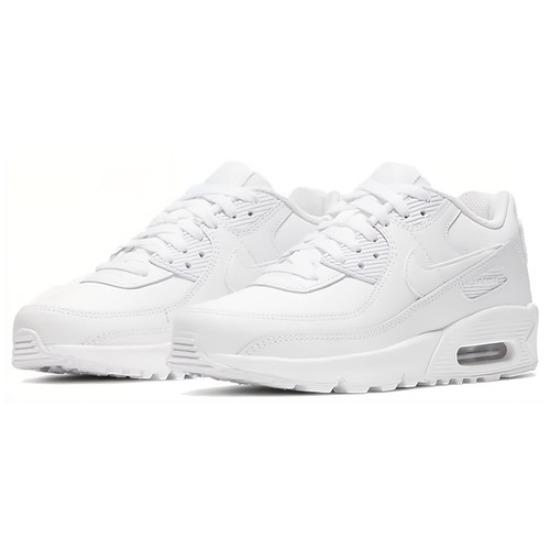 Nike Air Max 90 Recraft Triple White GS - CD6864-100