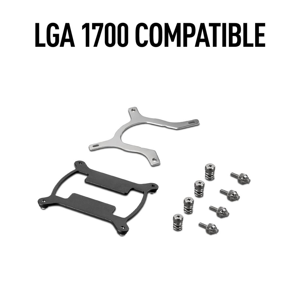 MSI MAG Core Liquid 240R V2 White AIO RGB CPU Liquid Cooler Swivel Cap Design 240mm Radiator Dual 120mm RGB PWN - - - - Fans.