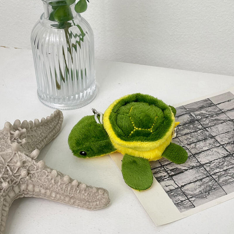 Cute turtle keychain doll turtle bag decoration