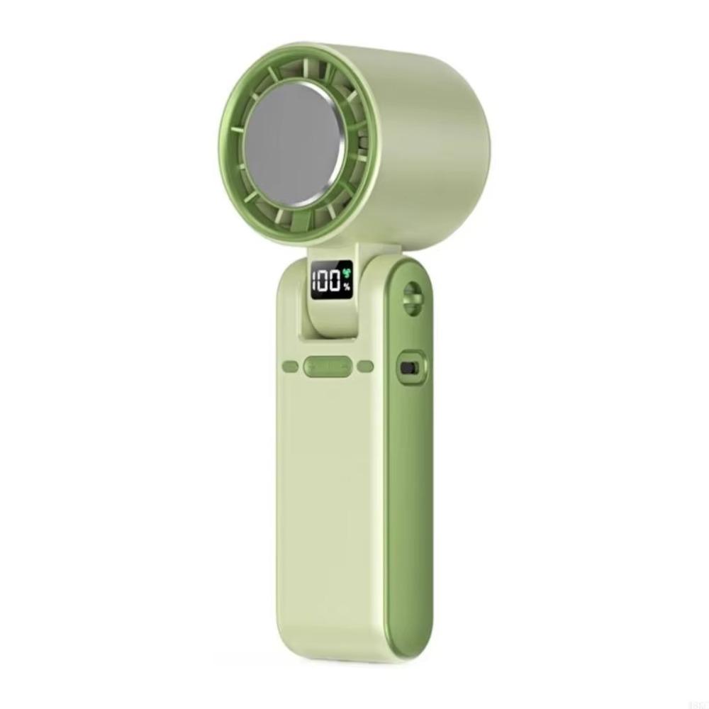 LED Display Portable Fan Powerful Handheld Electric Fan Turbo Quiet Fan Home Use