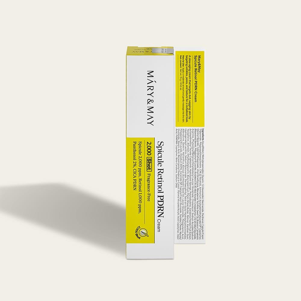 Mary&May Spicule Retinol PDRN Cream Smoothing Firming 15g Pore Refining Care