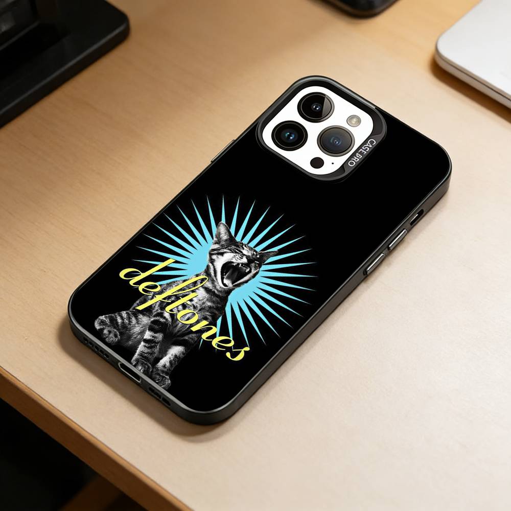 Nu-Metal Band Deftones  Phone Case For iPhone 17,16,15,14,13,12,11 Plus,Pro Max,XS,Colorful Silver Black Cover