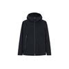 Champion Outdoor Series Solid Color Zip-Up Hooded Jacket Men Jackets Basic-Black 152410802-2