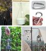 Aluminum Alloy Carabiner Eggplant Lightweight Small Simple Hanging Holder Clip