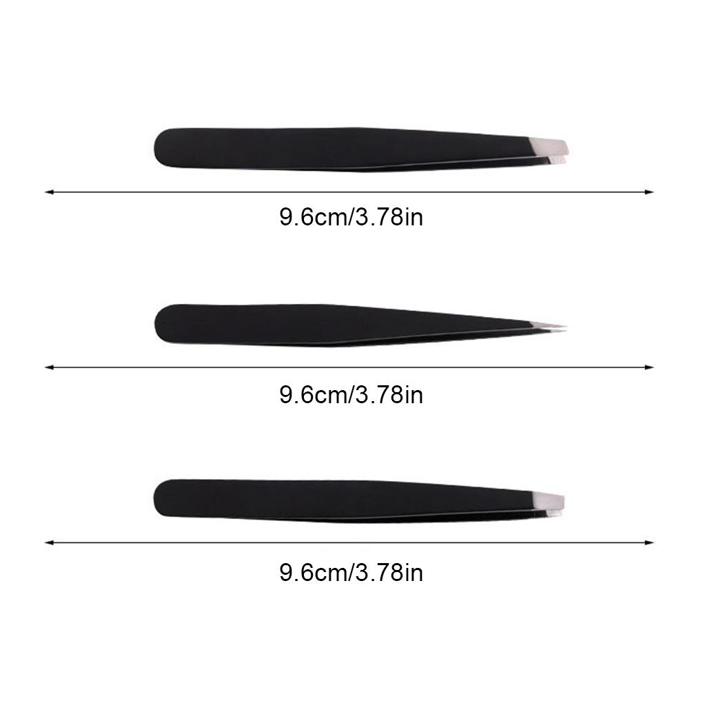 4 шт./набор пинцетов из нержавеющей стали для женщин, высокоточные пинцеты для удаления вросших волос