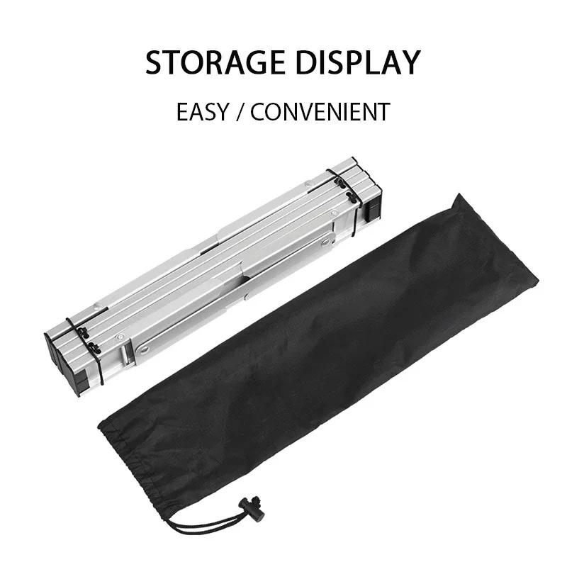 Сверхлегкий складной стол для кемпинга на открытом воздухе, стол из алюминиевого сплава для путешествий, пикника, барбекю, складной компьютерный стол-кровать