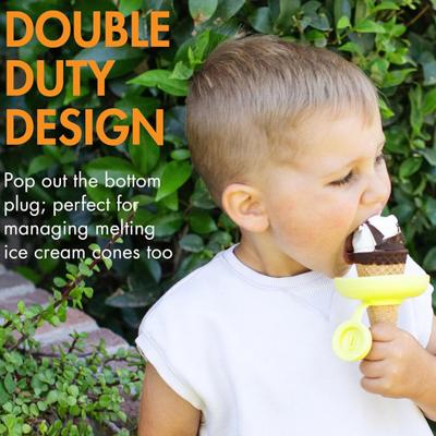 Держатель для мороженого, силиконовая чаша, легко очищаемый держатель для мороженого, держатель для палочек для мороженого без капель, конус для мороженого