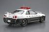 Aoshima Bunka Kyozai Серия Патрульных Машин 1 Nissan BNR34 Skyline Патрульная Машина 1999 Пластиковый Модельный Комплект Co., Ltd. 1/24 Нет. ГТ-Р