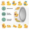 500Pcs/Roll Q Funny Yellow Ducks Kids Rewards Stickers - DIY Scrapbooks Album Decor Sealing Label Decals