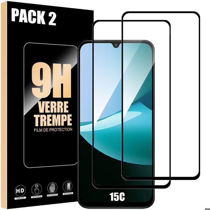 Film de Protection - E.F.Connection - Xiaomi Redmi 15C 4G/5G - Verre Trempé 9H - Antichoc - Bord Noir