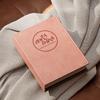 6-Inch Leather Slip-In Photo Album, Holds 5-Inch Photos, Commemorative Baby and Family Album, Large Capacity