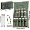 Portable Spice Waterproof Camping Seasoning Container with 9 Spice Jars, Folding Canvas Seasoning Storage, Travel Multi Spice Containers Set with