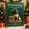 Hunting Dog Advent Calendar 2025 24 Days Acrylic Ornament with Canine Themes Christmas Countdown Decor for Tree Dog Lovers