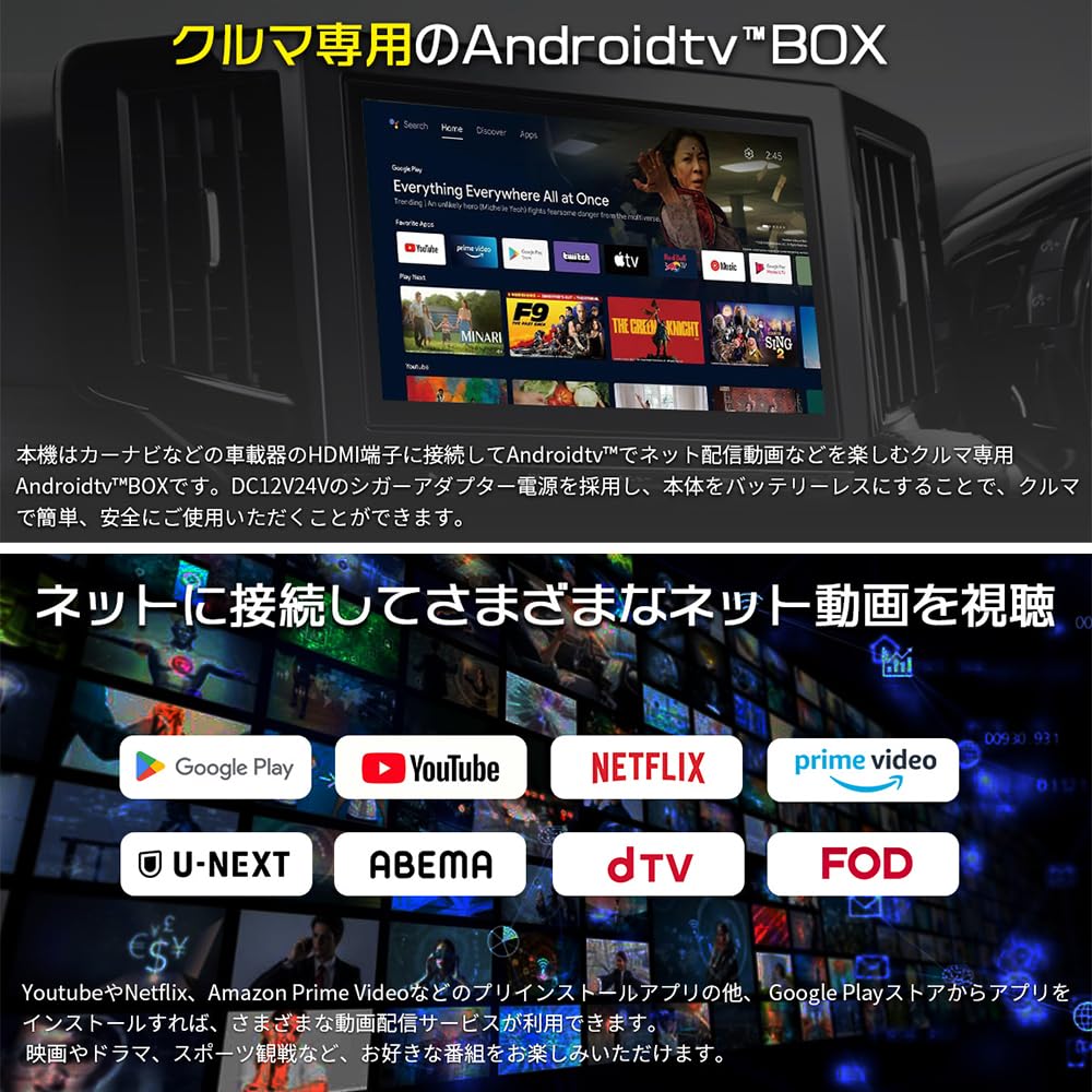 Android TV Box DreamMaker для HDMI, Интернет, Голосовое Распознавание, Пульт ДУ, DTVBOX01, Автомобили, Мультимедиа, Видео, Управление, 12В/24В,
