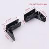 2PCS Zinc Alloy Glass Door Hinge Hardware Cabinet Door Hinge New Frameless Clamp  Glass Cabinet
