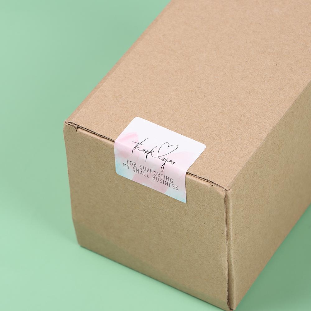 Package Decoration Sealing Labels For Supporting My Small Business Gorgeous Thank You Stickers