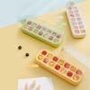 Лоток для льда Easy Release Ice Cube Mold для морозильника, без бисфенола А, 21 гнездо, коробка для льда для коктейлей, чая, кофе
