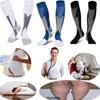 1 Double Compression Socks Running Varicose Veins Nursing Bicycle Diabetes Natural Hiking Gifts Men's Knee Socks Basketball Football Travel