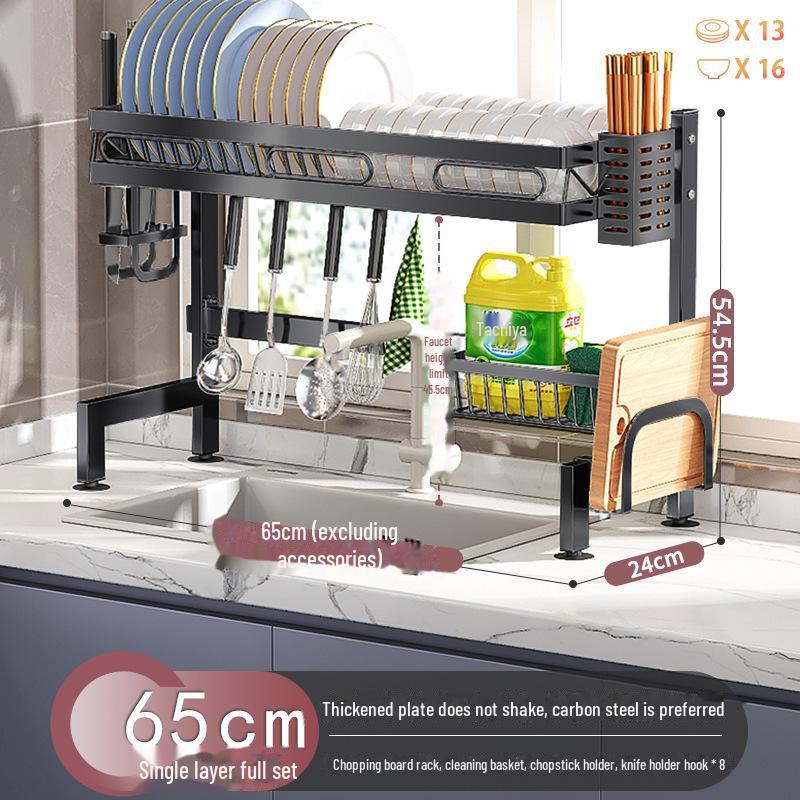 Многофункциональная кухонная мойка для хранения посуды и слива