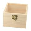 Personalizable Wooden Square Box for Crafts Gifts and Jewelry Storage