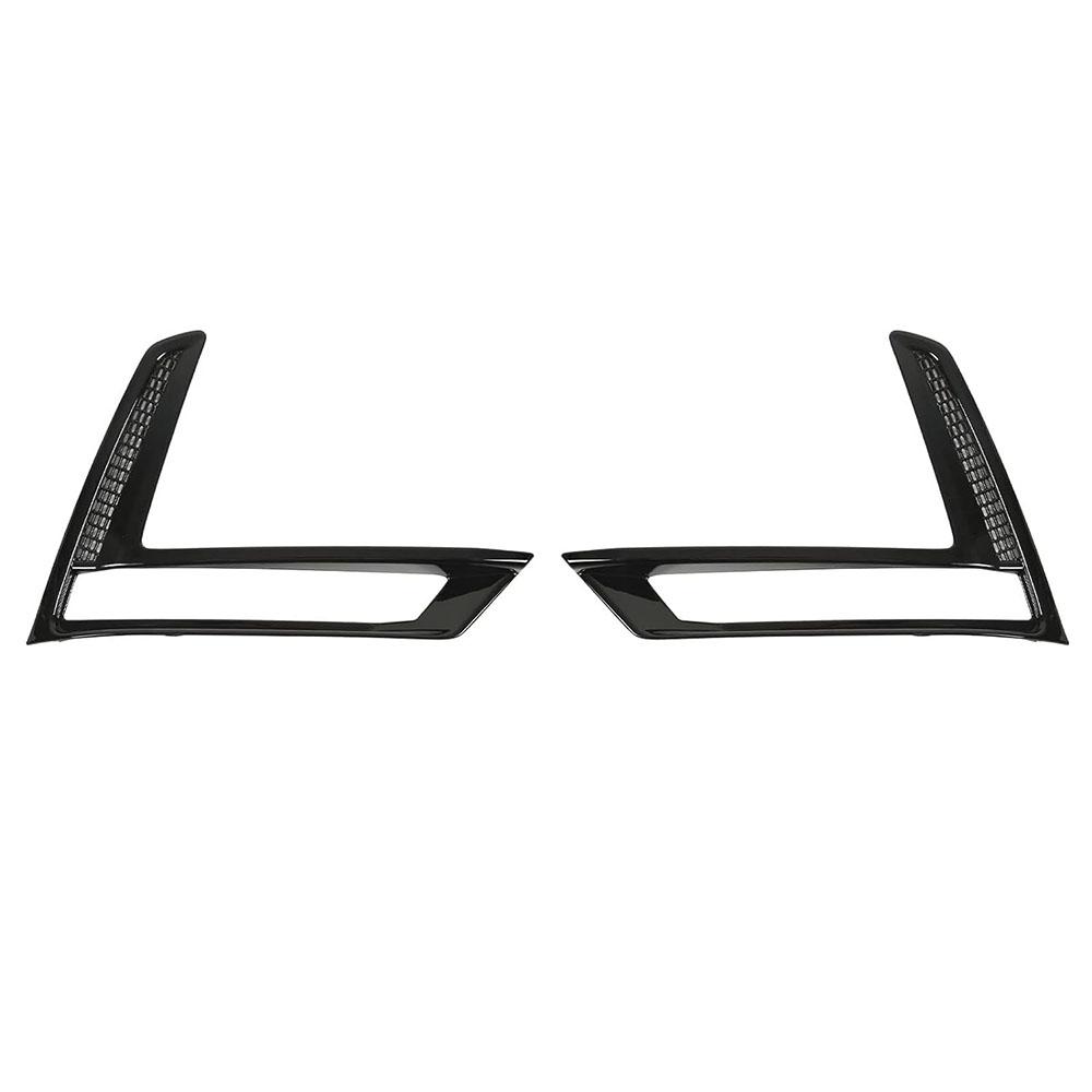 Carbon Fiber Style Front Fog Light Cover Trim for Honda CRV 2023 2024