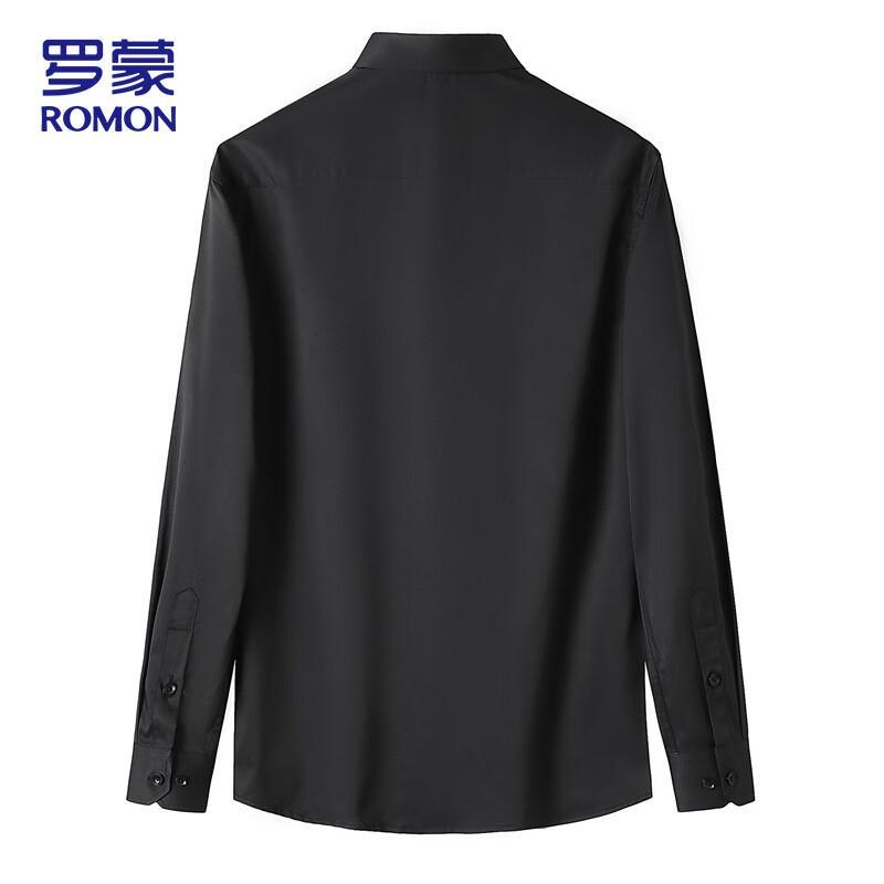 ROMON Мужская рубашка с длинным рукавом в стиле business casual