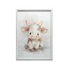 Uśmiechnięta Krowa Uśmiechnięta Krowa, 70X100 Cm, Rama Drewniana Jasny Dąb, Papier Matowy 230 Gsm
