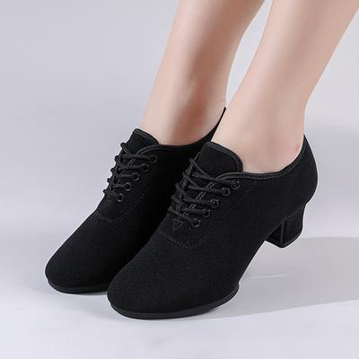 Обувь для латинских танцев Профессиональная танцевальная обувь Танцевальная обувь для взрослых Дамская тренировочная обувь для котильона с мягкой подошвой Туфли для квадратных танцев