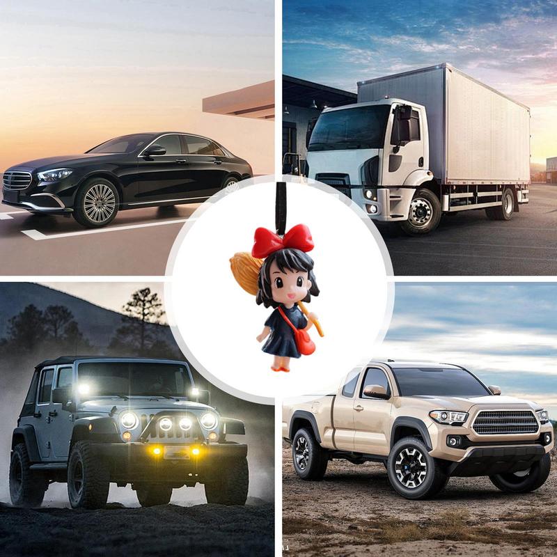 Автомобильный орнамент Аниме Девушка Автомобильные украшения для заднего вида Декор интерьера автомобиля Вешалка для заднего вида Авто Интерьерное украшение для внедорожника