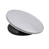 Silver & Black Car Rear Seat View Mirror, Round Blind Spot Mirror for Interior, Vehicle Reversing Auxiliary Mirror