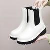Women's Martin Rain Boots - New Style, Thick-Soled, Waterproof, Non-Slip, Short-Tube, Japanese Jelly Design