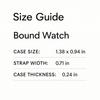 Часы Daniel Wellington DW Bound, 32x22см x 35x24см, кожаный ремешок. Изысканные и элегантные роскошные часы, популярный выбор для подарков.