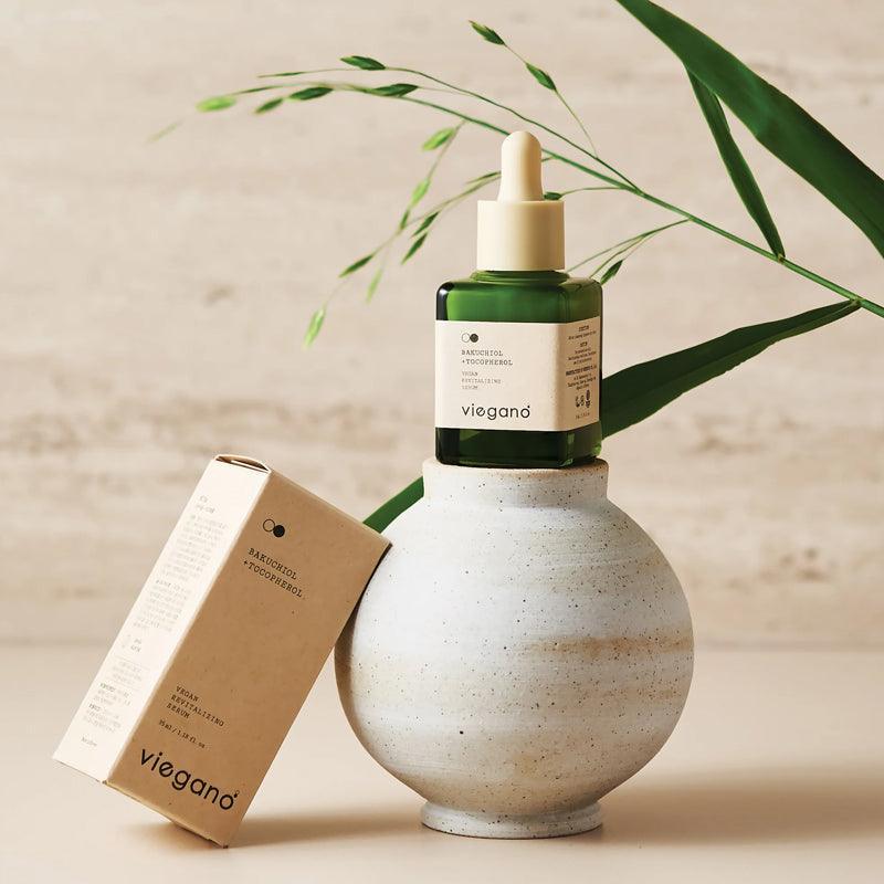 Viegano Бакучиол + токоферол Веганская восстанавливающая сыворотка 35 мл