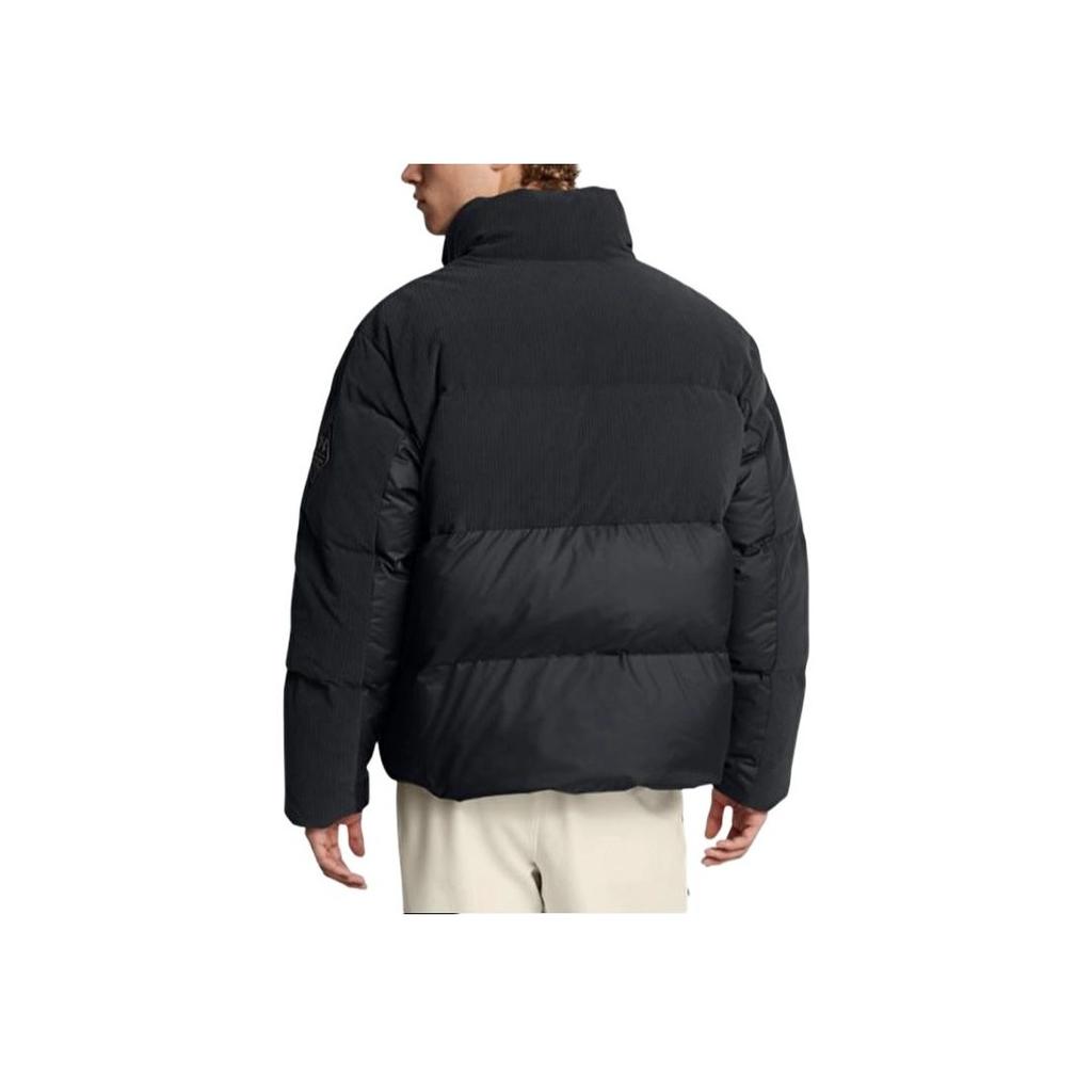 Under Armour Limitless Training Series Stand Collar Warm Comfortable Jacket Down Coat Men Jacket Black 1384653-001