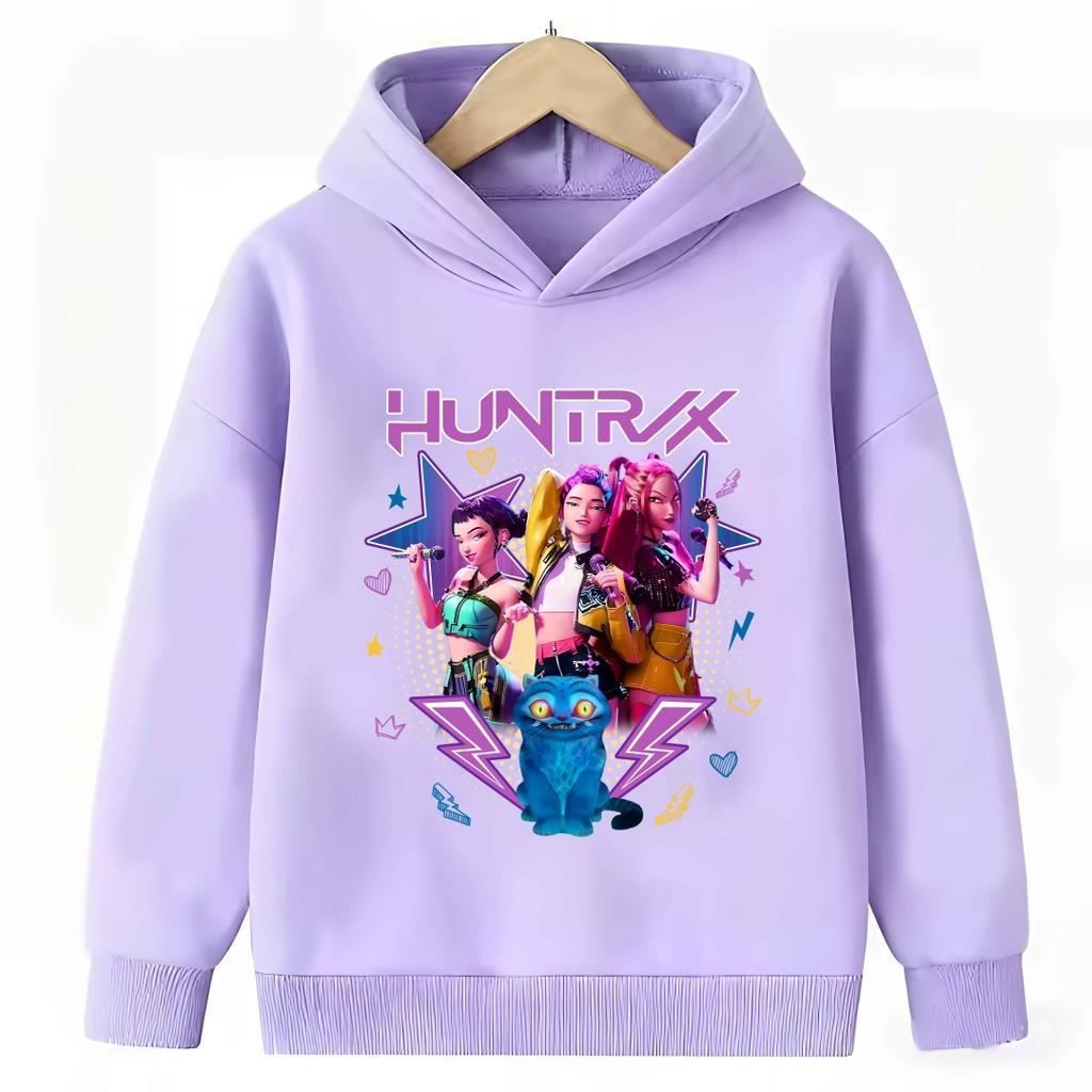 Children's Clothing Casual Comfort Sweatshirt Fashion Cartoon Printed Hoodie Sweatshirts Girls