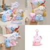 Sleeping Cat Plush Keychain With Pillow Hugging Design For Gift Decoration And
