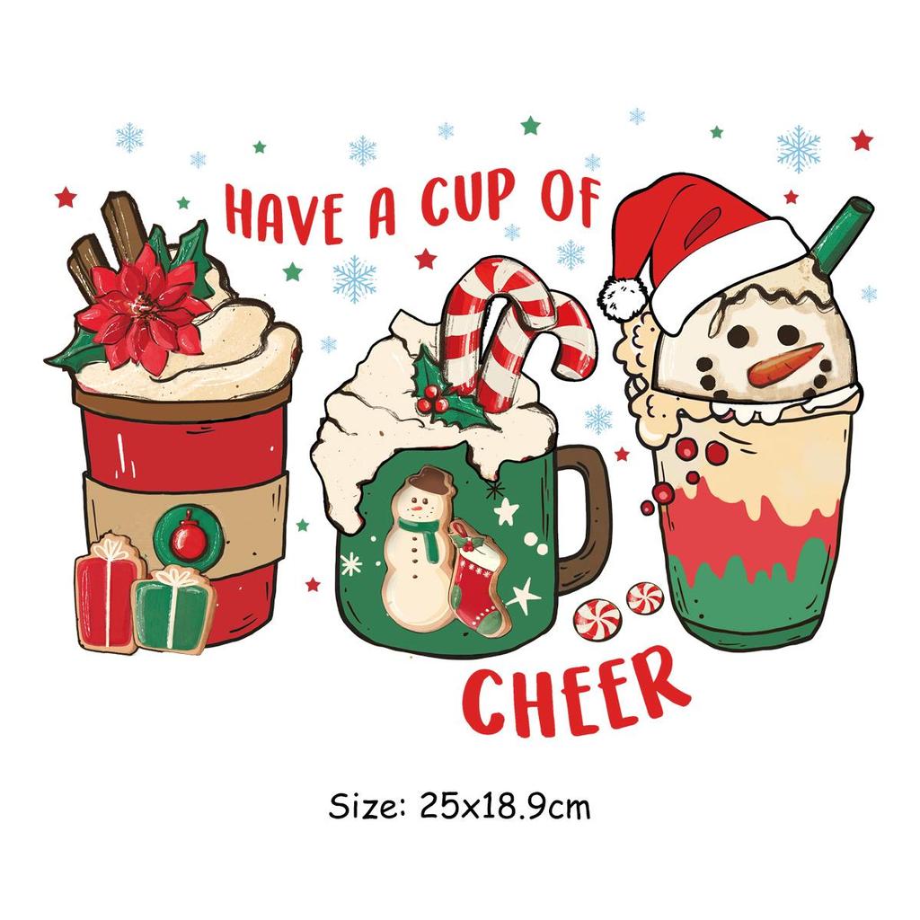 Рождественское настроение, термопереносные наклейки, снеговик, аксессуары для рукоделия, художественные ремесла, гладильный утюг для переноса одежды, аппликации, нашивки