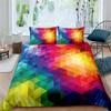 Dazzling Glowing Bedding Set 3D Duvet Cover Set Single Double Twin Full Size Teens Adults Bedclothes Soft Polyester Bed Linen
