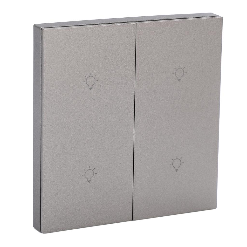 4-клавишный интеллектуальный выключатель света для Tuya для телефона ZigBee Голосовое управление синхронизацией Ручное беспроводное управление Сцена