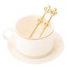 Stainless Steel Coffee Spoon Teaspoon Spoon Wedding Souvenir Bridal Shower Valentine's Favor Gifts Party Tools KTY