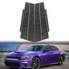 6 шт. для Dodge Charger 2011-2023 эффект карбонового волокна на зеркалах, накладка на среднюю стойку двери, центральную стойку BC