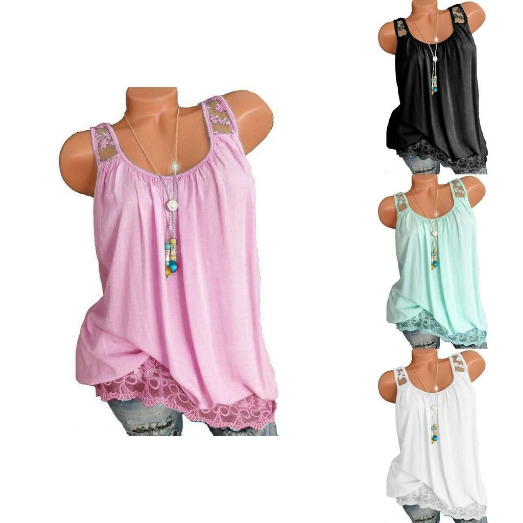 Премиальное качество Сексуальный женский летний кружевной топ-майка без рукавов для непринужденного стиля